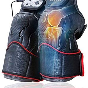 膝マッサージャー ヒーター 膝マッサージ機 振動 赤外線療法(二枚入り)