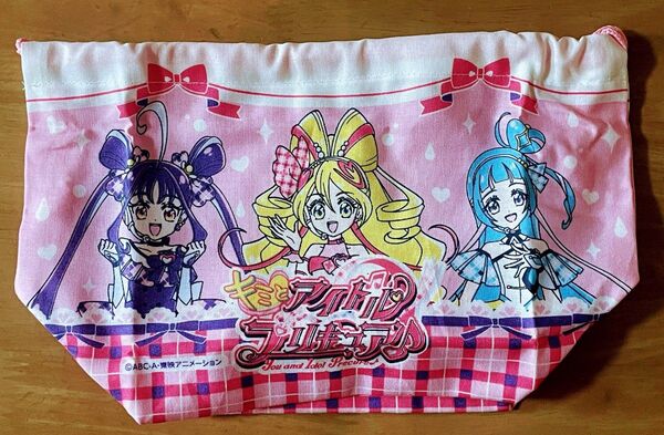 キミとアイドル プリキュア♪巾着弁当袋+カップ袋セット