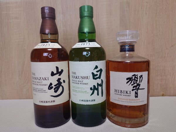 サントリー 山崎NV 白州NV 響JH 3本セット