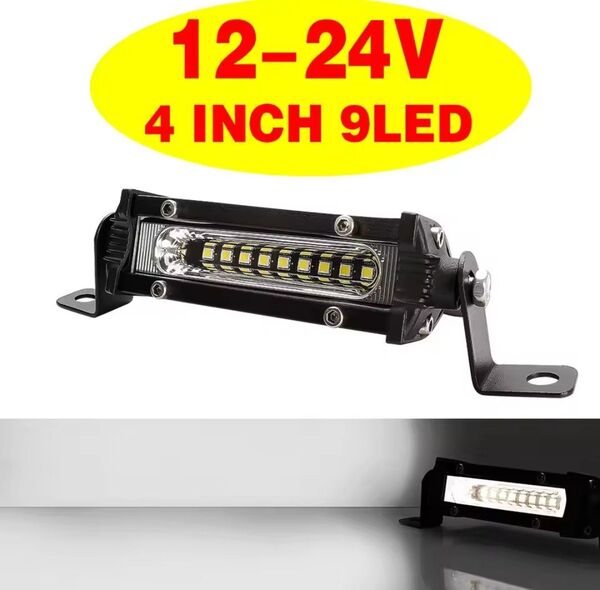 高輝度Ledフォグランプ IP65 ホワイト 12v LED作業灯 汎用オフロード 車外灯 18w アルミ合金