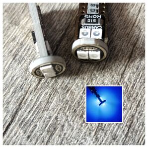 T10 超高輝度Ledバルブ 400ルーメン ブルー 非常に明るいです。2個セット 極性なし キャンバスエラー対応