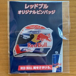 【新品未使用】RED BULL レッドブル オリジナルピンバッジ ヘルメット