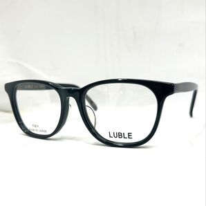 新品 LUBLE (NOVA) LU-1002 ウエリントンタイプ 52サイズ ブラック 手造り 日本製 鯖江 クラシック