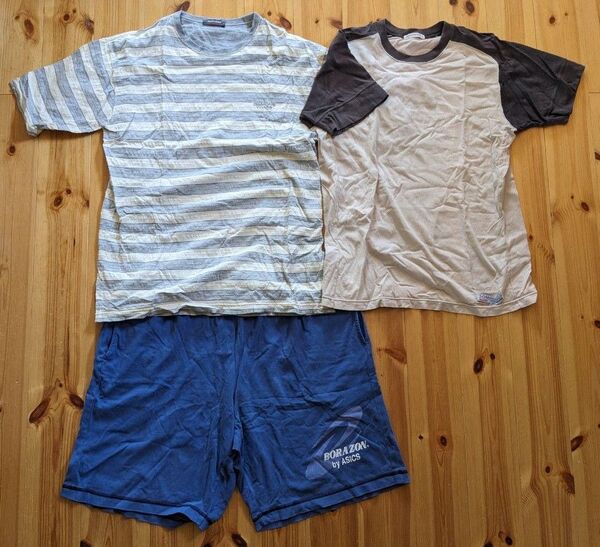 メンズ Tシャツ ハーフパンツ 3点セット