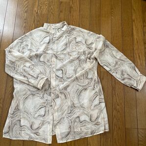 CLANE クラネ MARBLE DOUBLE FACE TOPS