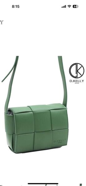 お得!新品未使用!D.KELLY ミニマル編み込みショルダーバッグ