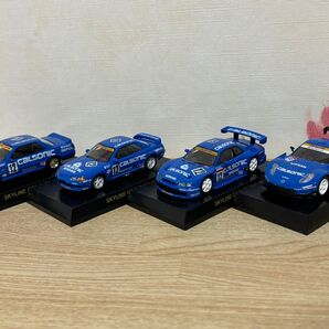 送料無料 1/64 京商 カルソニック レーシングカーミニカーセット KYOSHO CALSONIC スカイライン フェアレディZ
