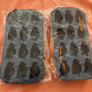 ペンギン型 製氷皿(シリコン製) 2個セット