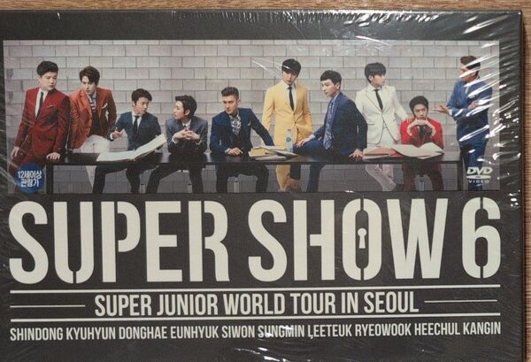 SUPER JUNIOR WORLD TOUR SUPER SHOW6 in SEOUL DVD