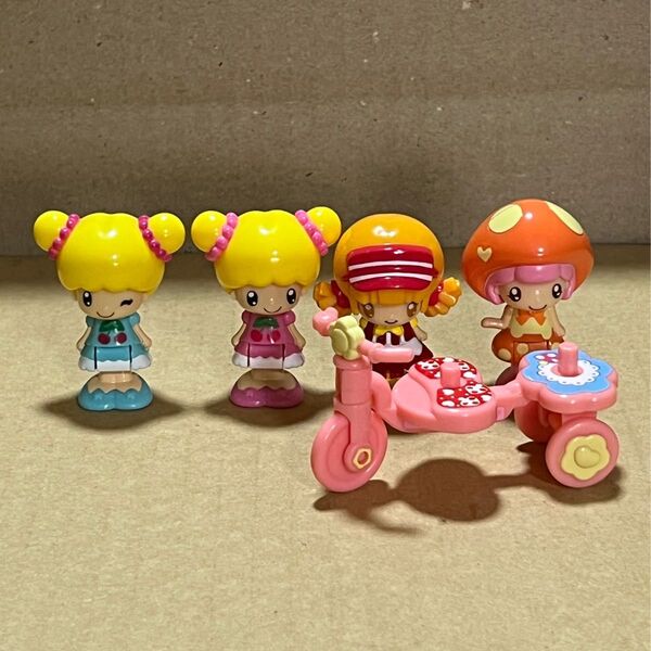 こえだちゃん ポテトちゃん きのちゃん 自転車 5個 セット 人形