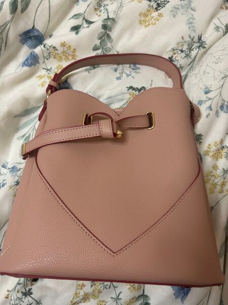 VIS ビス 2WAYハートカットバッグピンク ハンドショルダー ハンドバッグ 2way ショルダーバッグ