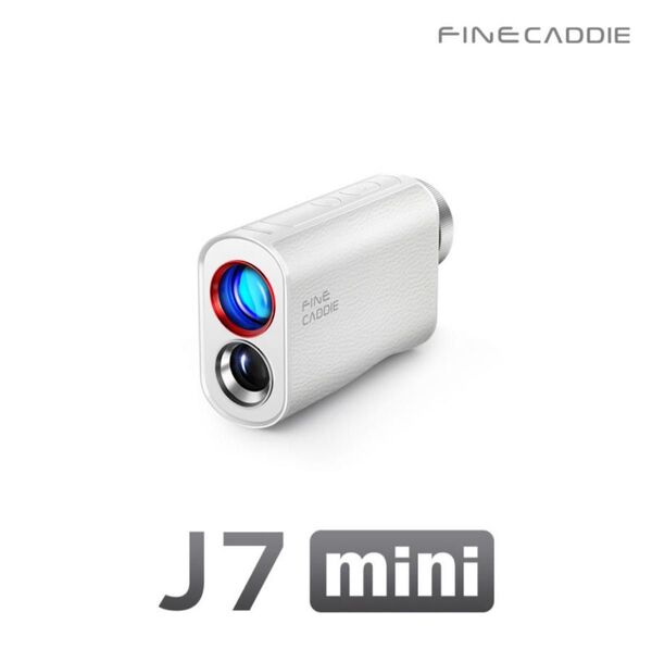 【ホワイト】J7mini ファインキャディ 3点間測定 FINECADDIE ゴルフ 距離計 レーザー距離計