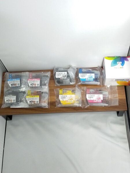 [2セット:全8個」 互換インク LC412-4PK 大容量版:1セット と 通常版:1セット