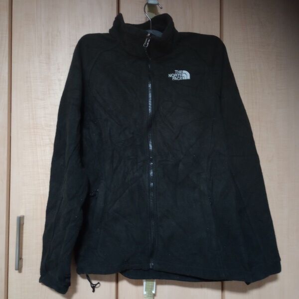 ノースフェイス THE NORTH FACE ブラック フリース ジャケット US古着 Мサイズ