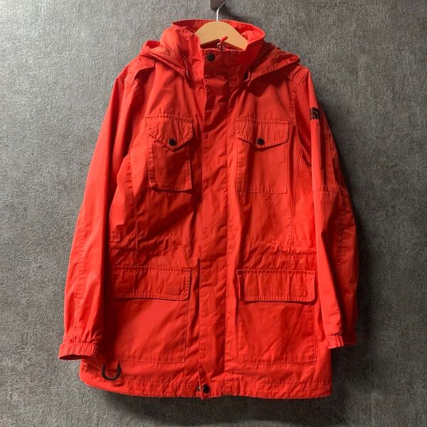 140㎝ THE NORTH FACE ノースフェイス アウトドア キッズ レッド マウンテンパーカー ナイロンジャケット