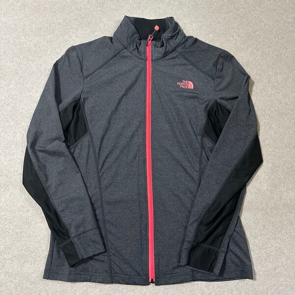 100/XXL THE NORTH FACE ノースフェイス アウトドア ナイロンジャケット グレー レディース