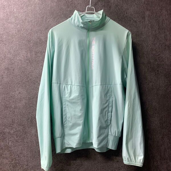 160㎝ THE NORTH FACE ノースフェイス マウンテンパーカー ナイロンジャケット キッズ グリーン