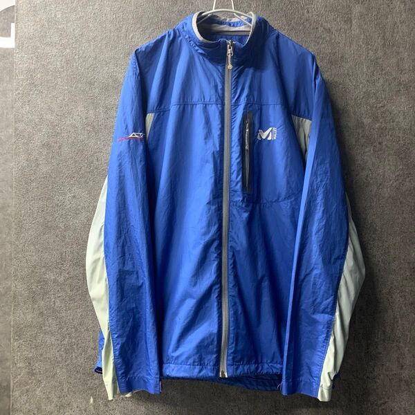 SALE 105/XL MILLET ミレー マウンテンパーカー ナイロンジャケット ブルー メンズ