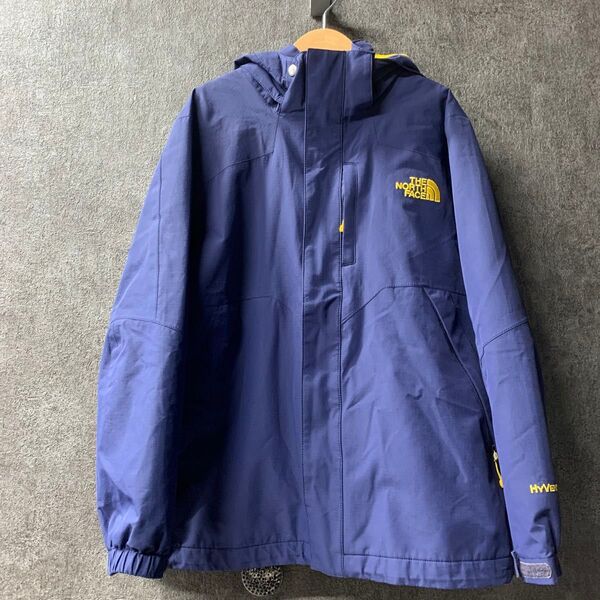 140㎝ THE NORTH FACE ノースフェイス マウンテンパーカー ナイロンジャケット ネイビー キッズ
