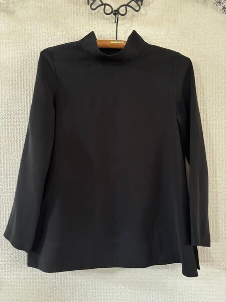 Demi-Luxe BEAMS スタンドプルオーバー 黒 長袖