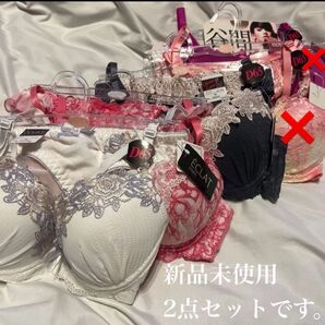 【2種類セット】ランジェリー タグ付き D65 D70 ショーツセット ブラジャー 下着