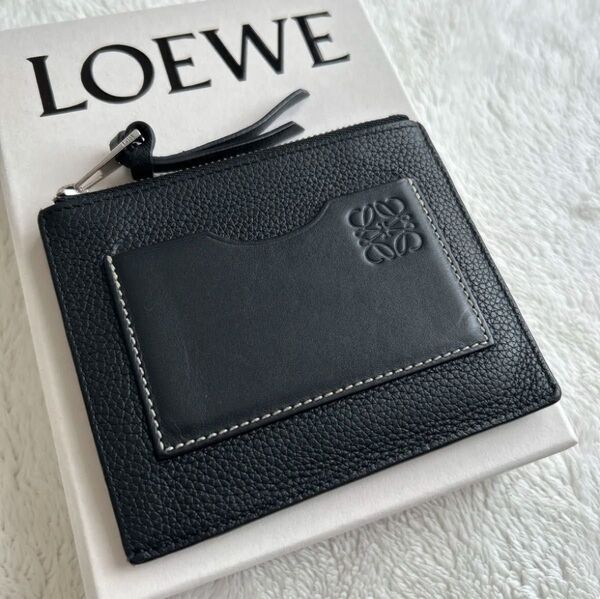 LOEWE カードケース コインケース ブラック