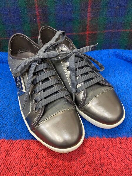 DOLCE&GABBANA ドルチェ&ガッバーナ スニーカー ラバー グレー サイズ40 25センチ