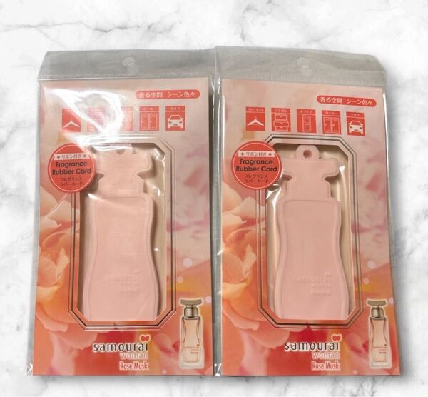 samourai woman Rose Musk フレグランスラバーカード 2個セット