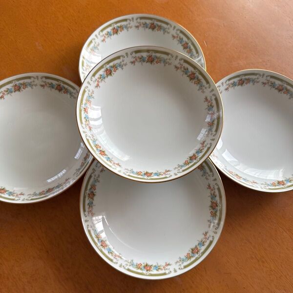 ノリタケ オールドノリタケ ニットー深皿 スープ皿5枚セット Noritake