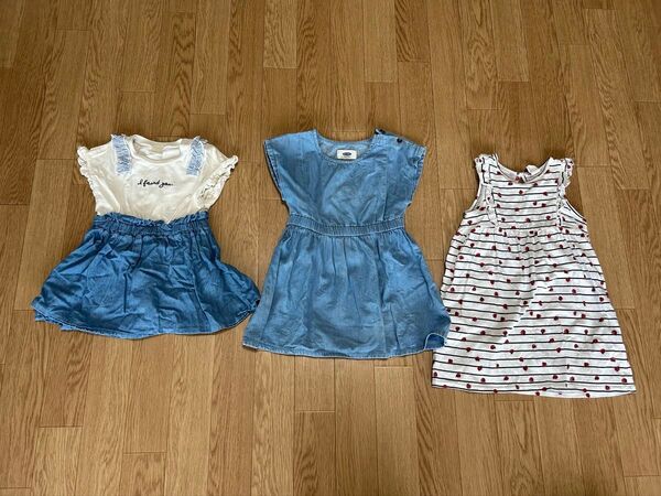 ワンピース H&M オールドネイビー 3点セット