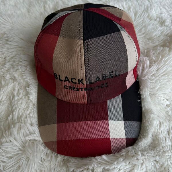 BLACK LABEL CRESTBRIDGE キャップ CBチェック 美品 帽子 CBチェック
