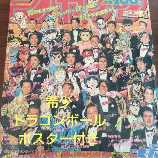 週刊少年ジャンプ 1993年5-6号 ドラゴンボールポスター付き