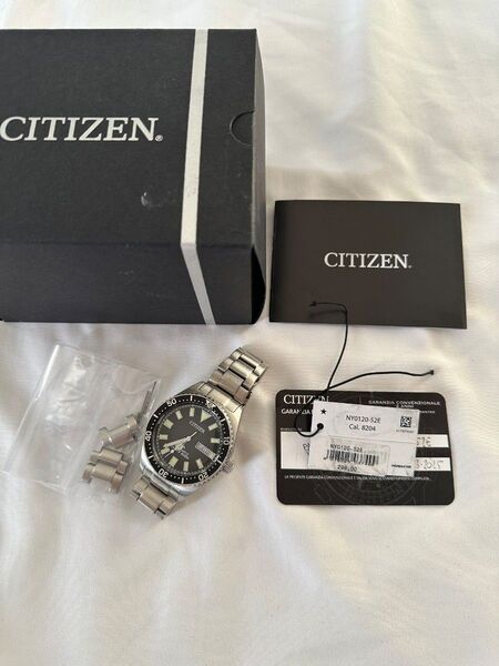 CITIZEN シチズンプロマスター 自動巻 メンズ ダイバー ブラック NY0120-52E