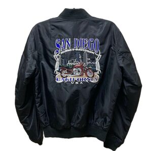 HARLEY-DAVIDSON / ハーレーダビットソン MA-1ナイロンジャケット【未着用】SMサイズ
