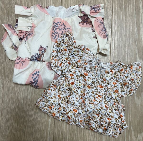 新品未使用 ベビー服 女の子 ロンパース 70