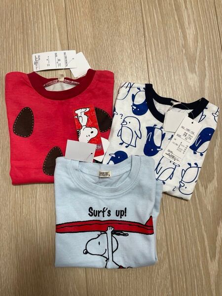 新品未使用 Tシャツ セット トップス 90 スヌーピー
