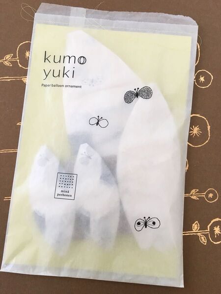 ミナペルホネン正規品 kumo yuki ちょうちょchoucho 紙風船 オーナメント モビール インテリアに