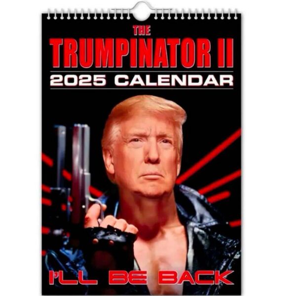 値下げしました!!ドナルド・トランプ大統領 2025年カレンダー ターミネーター