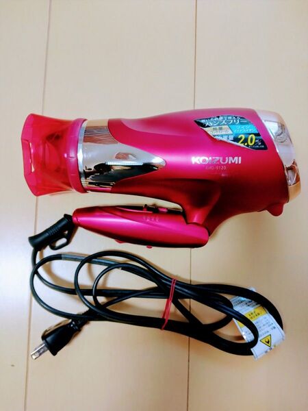 ジャンク品 コイズミヘアドライヤーKHD-9120 1300W