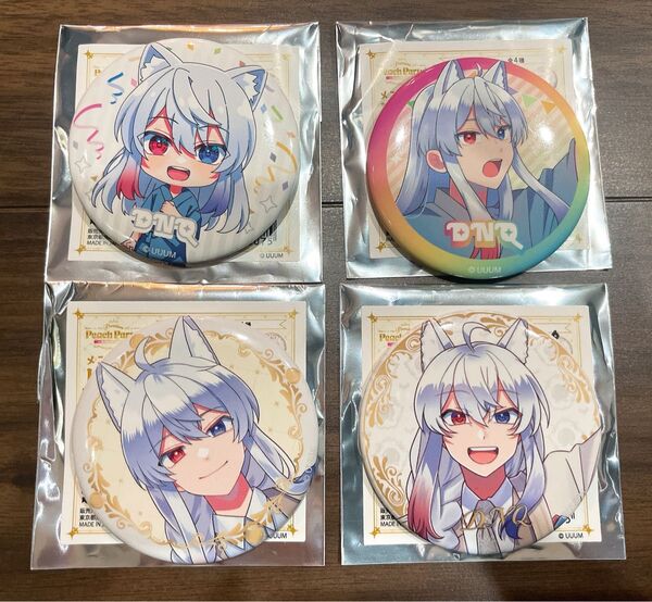カラフルピーチ プレミアムピーチパーティ どぬく 缶バッジ 全4種セット アニメイトオンリーショップ ぷぴぱ