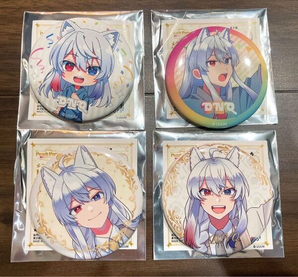 カラフルピーチ プレミアムピーチパーティ どぬく 缶バッジ 全4種セット アニメイトオンリーショップ② ぷぴぱ