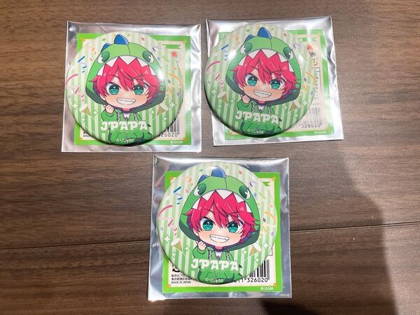 カラフルピーチ プレミアムピーチパーティ じゃぱぱ 缶バッジ 3個セット ぷぴぱ