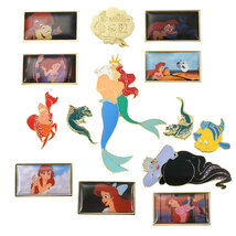 完売新品 リトル・マーメイド 30周年 ピンバッジ セット The Little Mermaid 30th Pin Set ディズニーストア レア Disney Store Japan_画像3