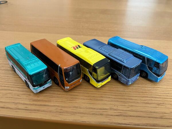 ミニカー まとめ売り バス5台セット トミカ