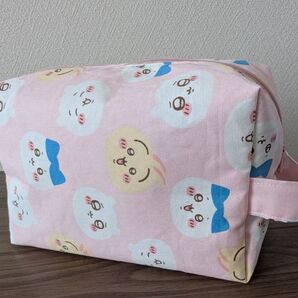 No.16 大きめボックスポーチ ちいかわ ハンドメイド