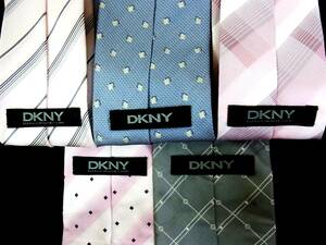 ●在庫処分セール●５本セット●№4940●【ＤＫＮＹ】ダナキャラン ニューヨークのネクタイ●