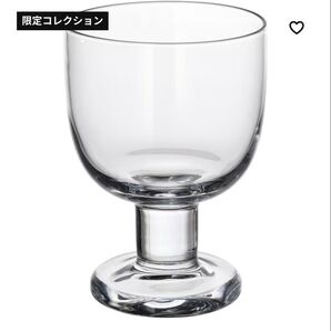 IKEAイケア☆ BRGGAN/ブロッガン ゴブレット&コルクコースターセット グラス 限定商品