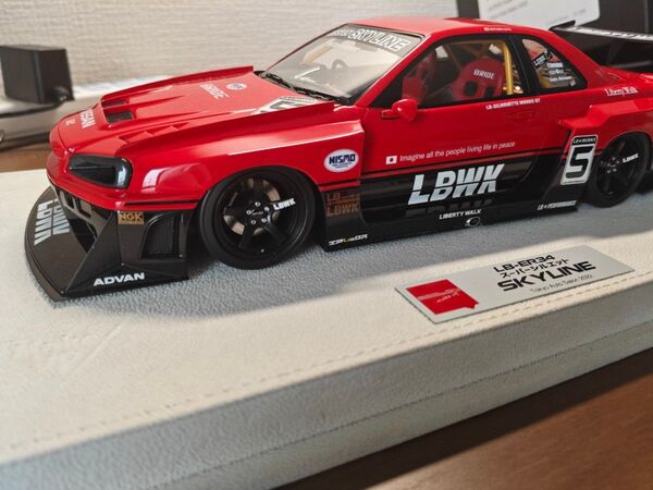 アイドロン 1/18 東京アートサロン2022 super silhouette er34 Liberty Walk メイクアップ