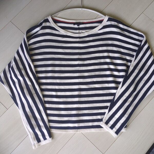 トミーヒルフィガー TOMMY HILFIGER ボーダーカットソー 春服 ニット カットソー ボーダー柄 トップス ボーダー
