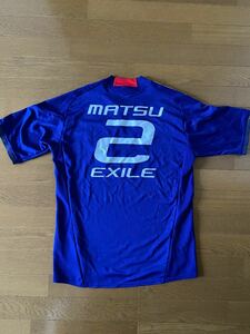 ●アディダス　EXILE エグザイル　サッカー　日本代表　ユニフォーム　MATSU マツ　トレーニングウェア　adidas